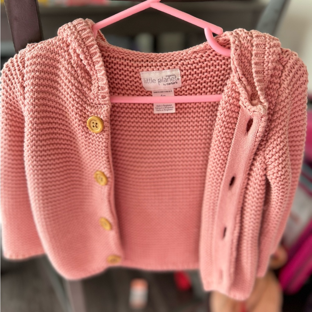 little planet carters baby cardigan